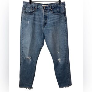 Levi's Blue Straight Leg Jeans